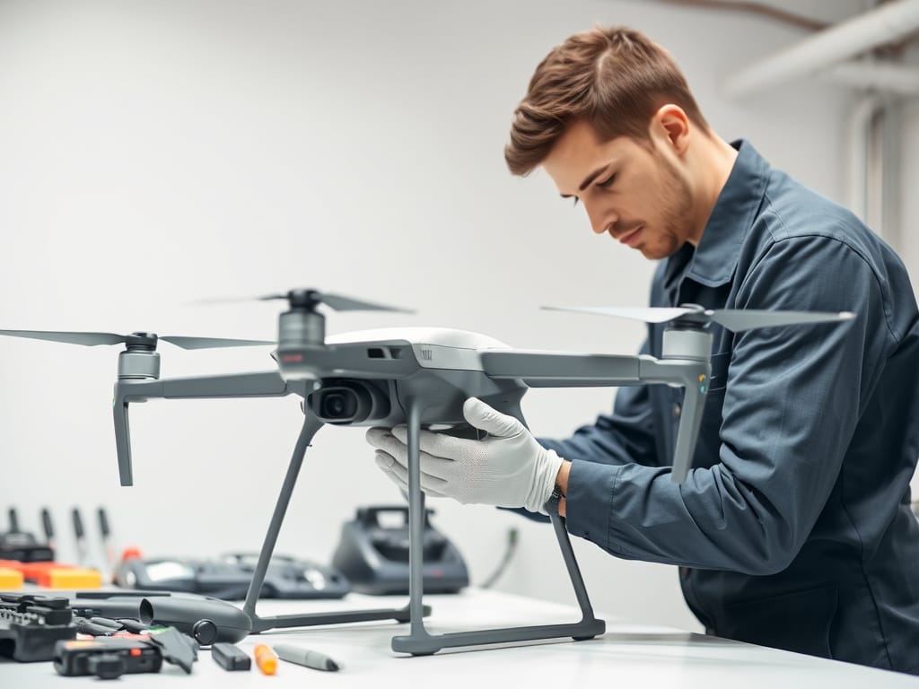 Drone repair maintenance technician