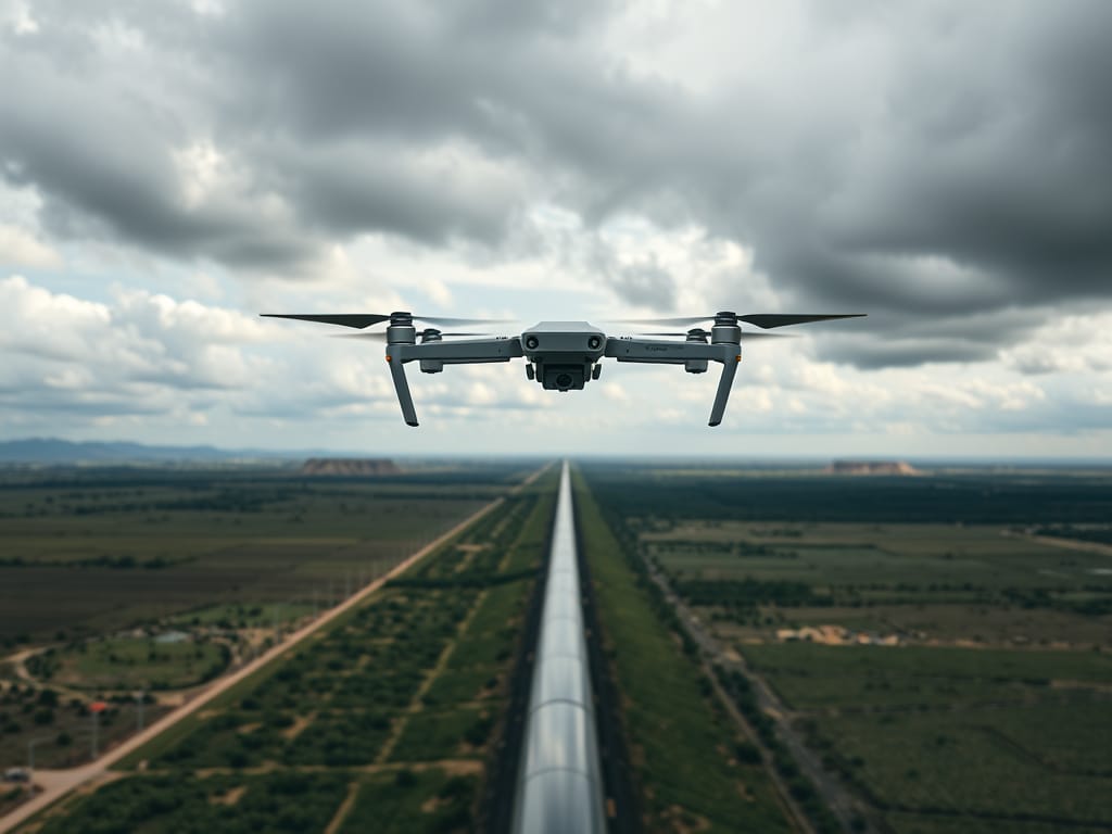 Pipeline inspection drone