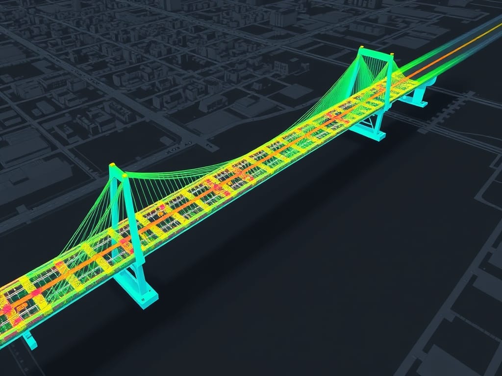 LiDAR point cloud scan